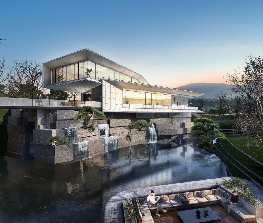 [浙江]现代风山地住宅建筑规划方案