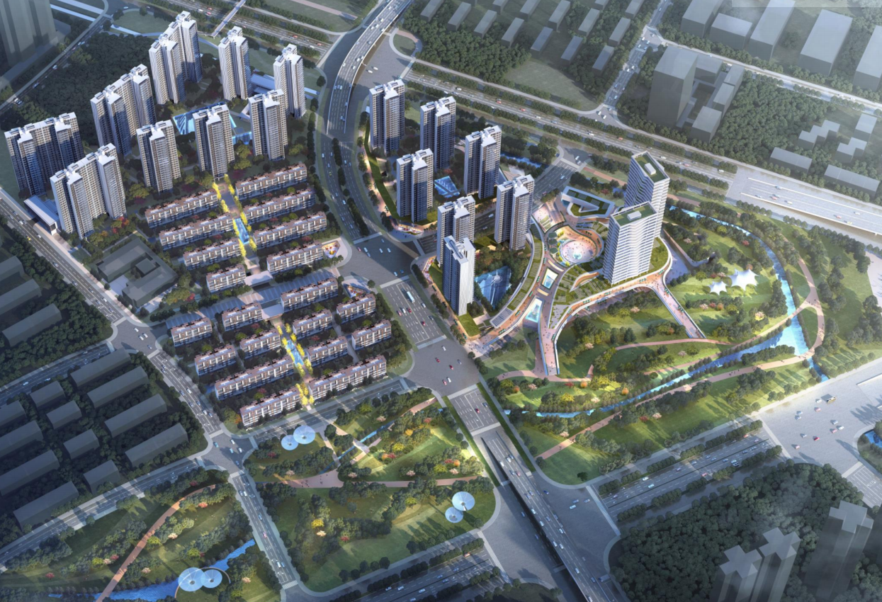 [四川]208亩地TOD社区住宅建筑方案