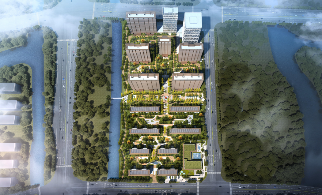 [浙江]现代住宅+商业办公建筑中标方案