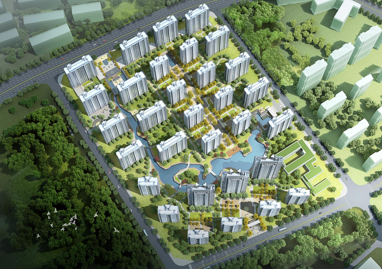 [浙江]167亩滨水高层住宅建筑投标方案