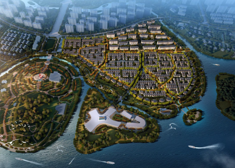 [山东]现代滨水生态-宜居社区住宅规划方案