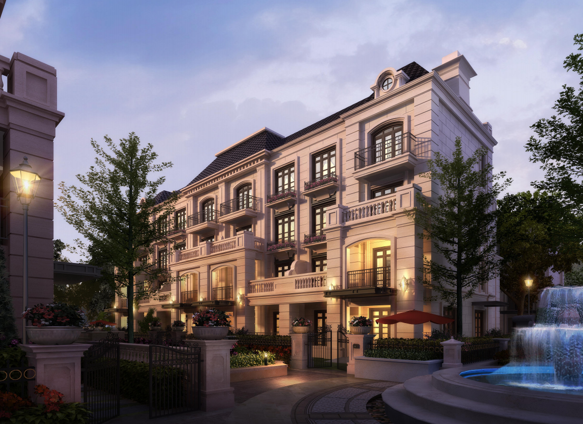 [山东]滨水叠拼+高层住宅规划及建筑方案