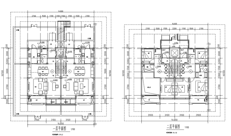 2021集团叠拼标准化四层叠-六层叠户型CAD