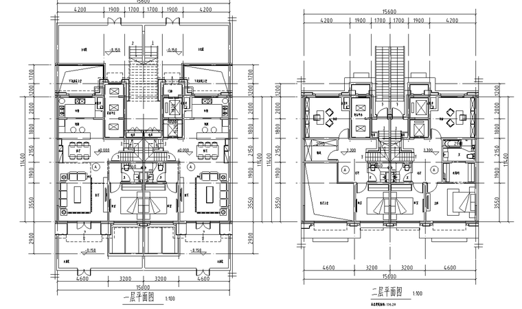 2021集团叠拼标准化四层叠-六层叠户型CAD