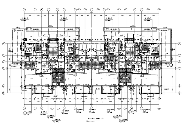 新中式住宅四層疊拼戶(hù)型圖設(shè)計(jì)2021