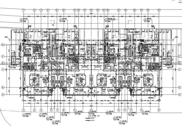 新中式住宅四層疊拼戶(hù)型圖設(shè)計(jì)2021