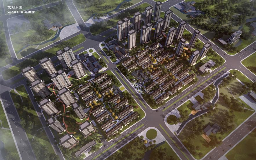 [武汉]新中式高层+叠拼居住区规划设计PDF