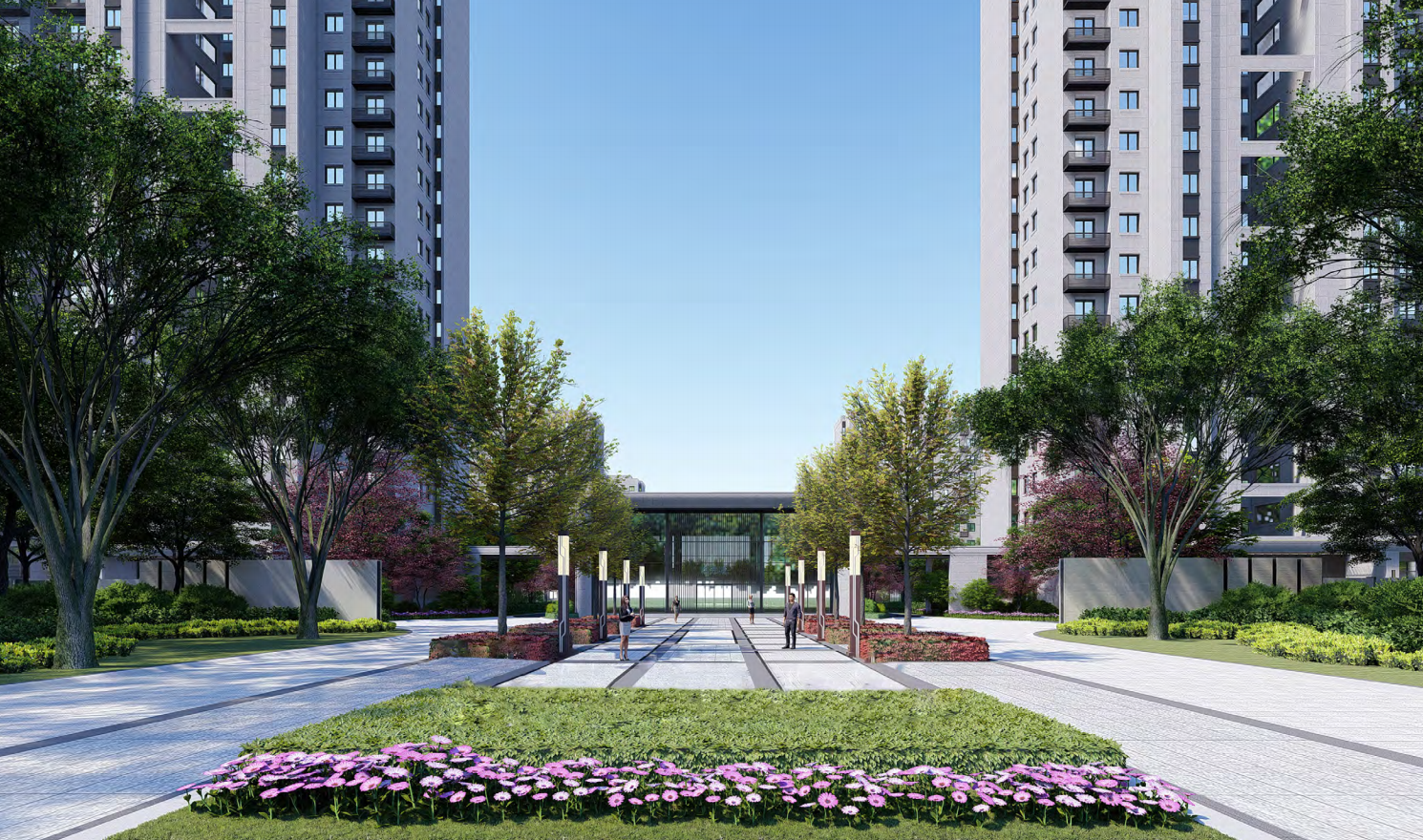 [上海]新古典风高层住宅-商业建筑方案2021