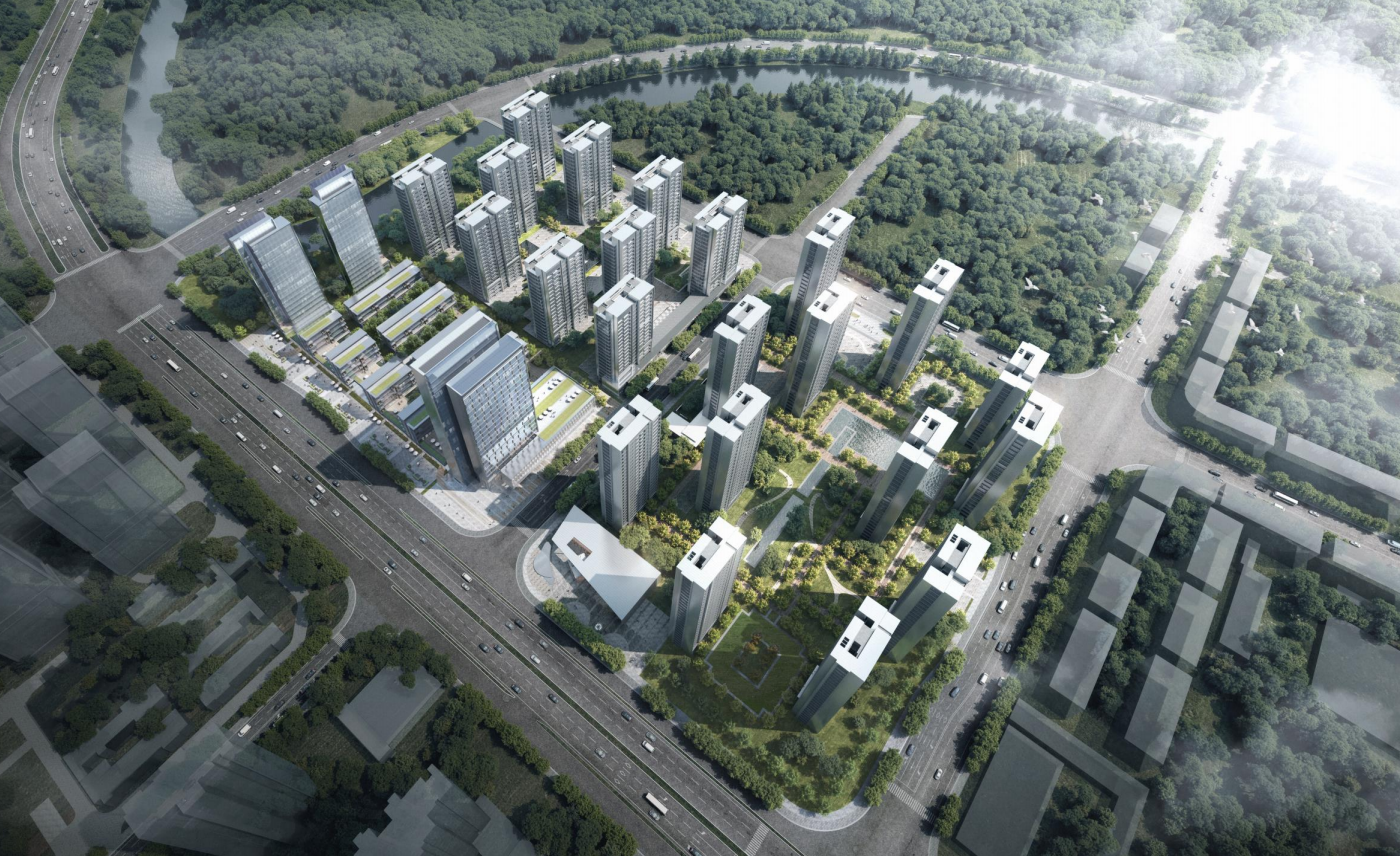 [上海]环境整治综合住宅+商业投标建筑方案