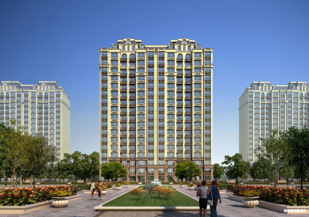 [山东]滕州新古典风住宅规划建筑方案设计