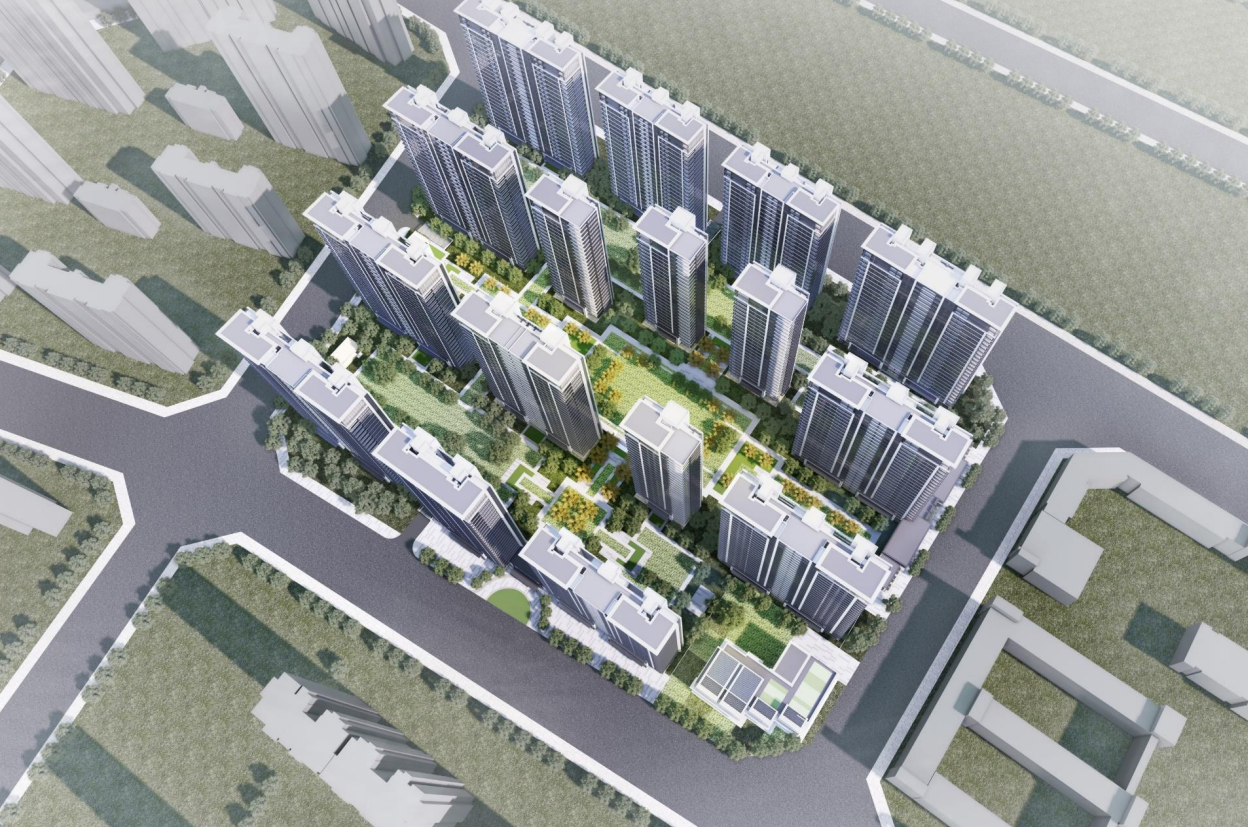 [河南]现代风高层+公寓+洋房公租房建筑方案