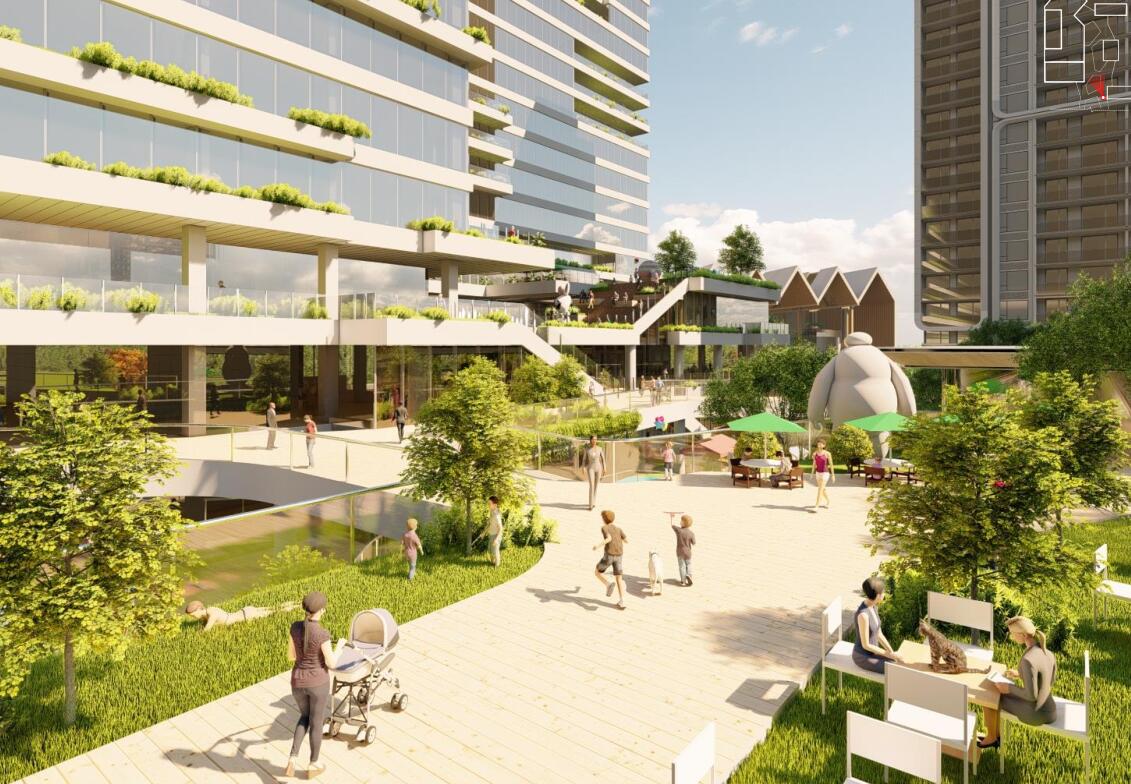 [浙江]台州TOD垂直社区+沉浸式商业建筑方案