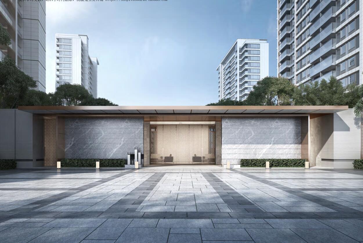 [江苏]苏州现代高层+洋房建筑方案-2020