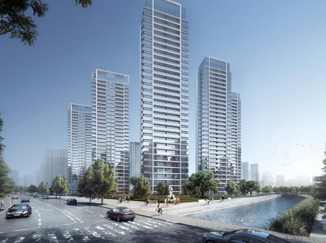 [江苏]现代高层+山水景观住宅建筑规划2020