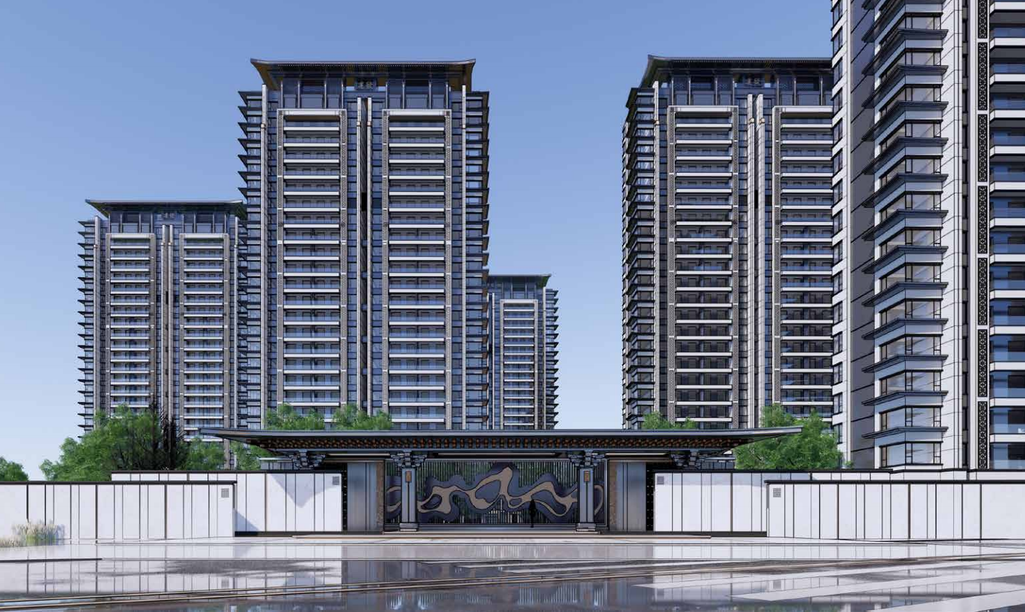 [浙江]新中式府邸+彰显尊贵住宅建筑方案