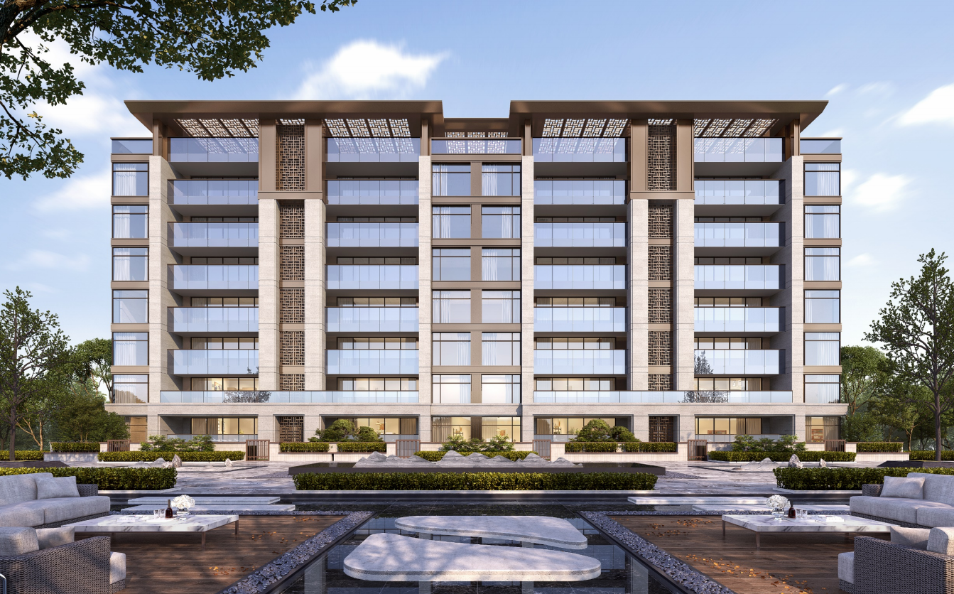 [重庆]现代风纯洋房社区配套住宅建筑方案