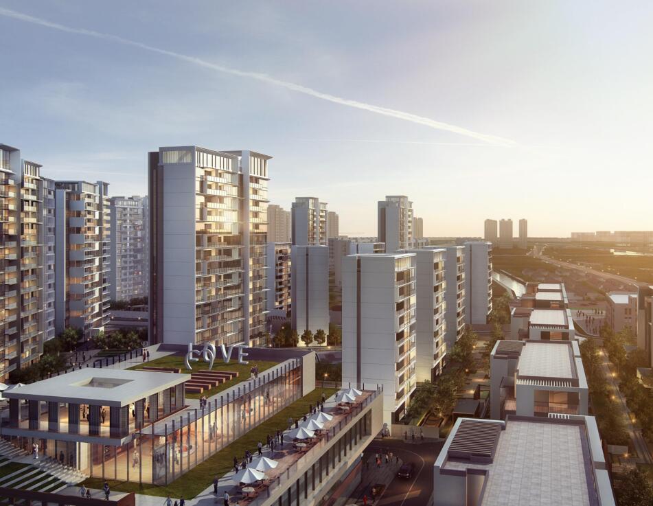 [上海]现代风酒店+商业住宅规划方案2020