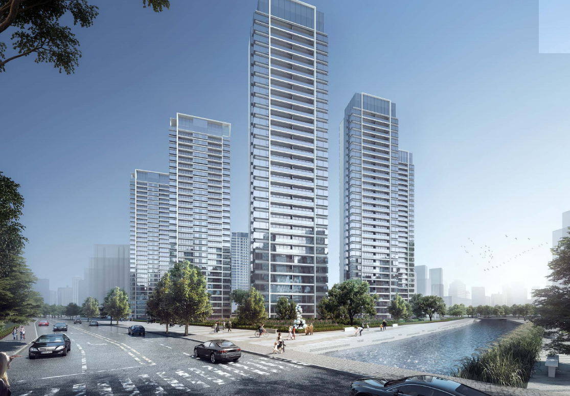 [江苏]现代风小高层+高层配套商业建筑方案