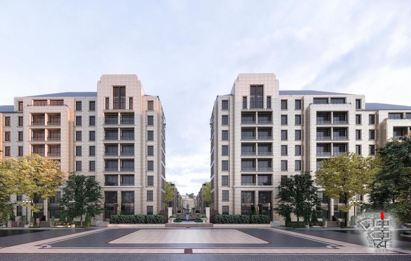 [上海]滨江欧陆典雅风住宅概念规划设计方案