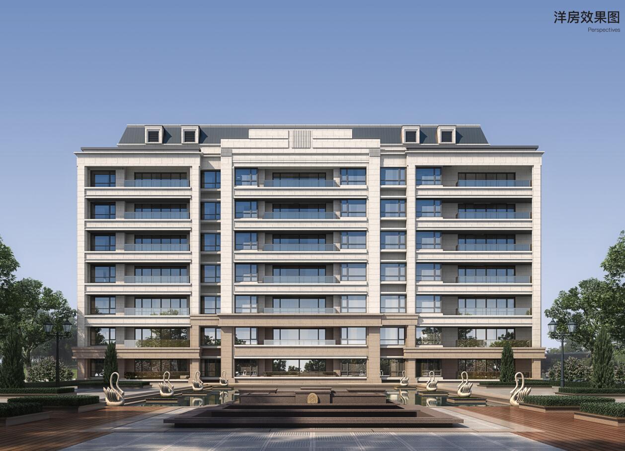 [江苏]欧式典雅居住区+办公区建筑方案 2020