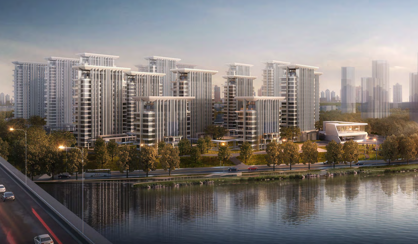 江苏滨水现代145-300平大平层豪宅建筑方案