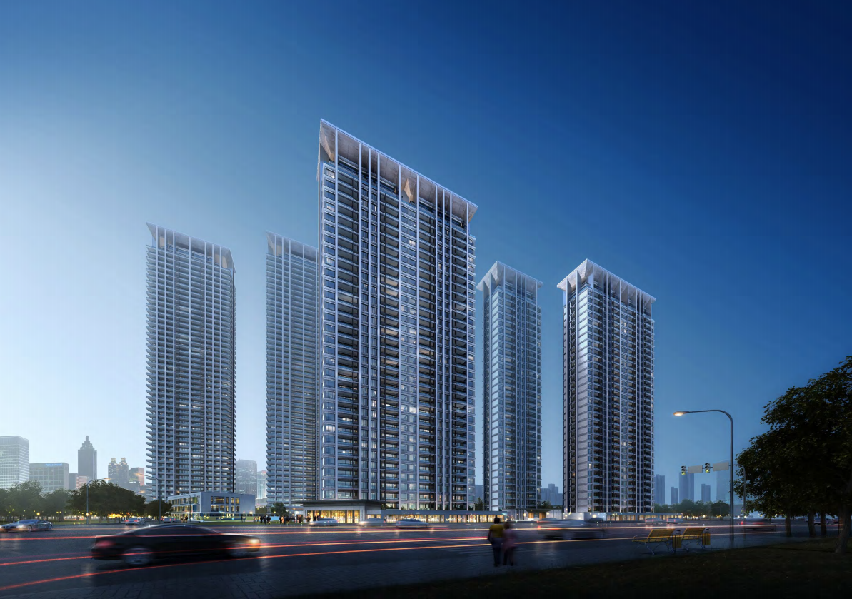 [江苏]现代高层大平层豪宅居住区+售楼处