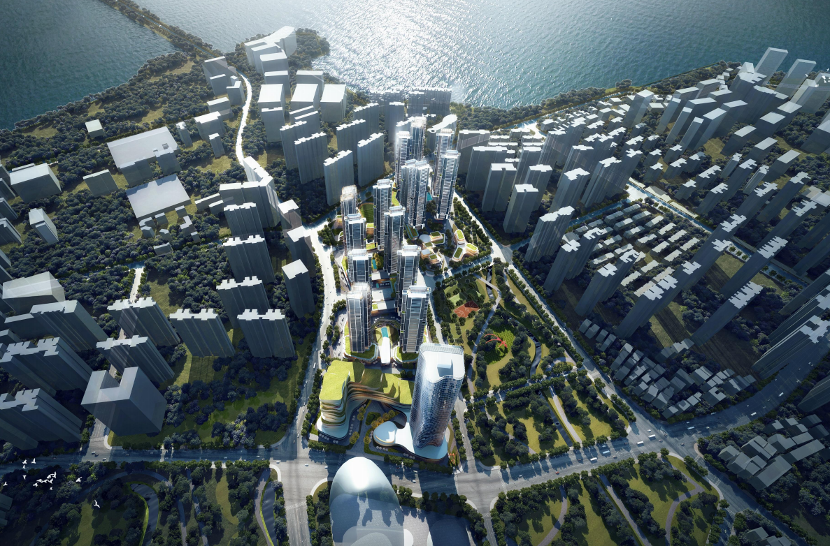 [湖北]中央活动区140-240平住宅生态城方案