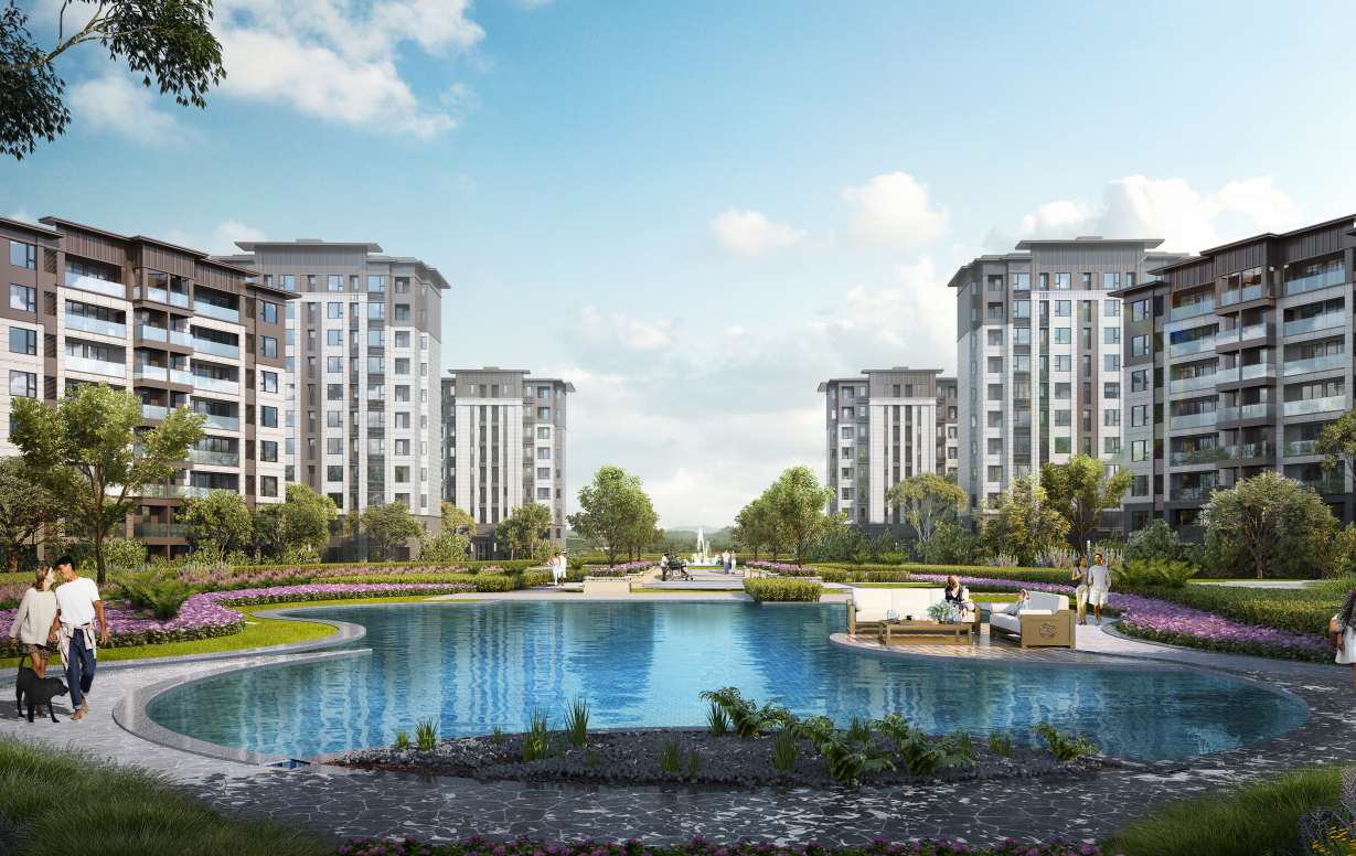 [四川]新中式行列式+大中庭住宅建筑方案