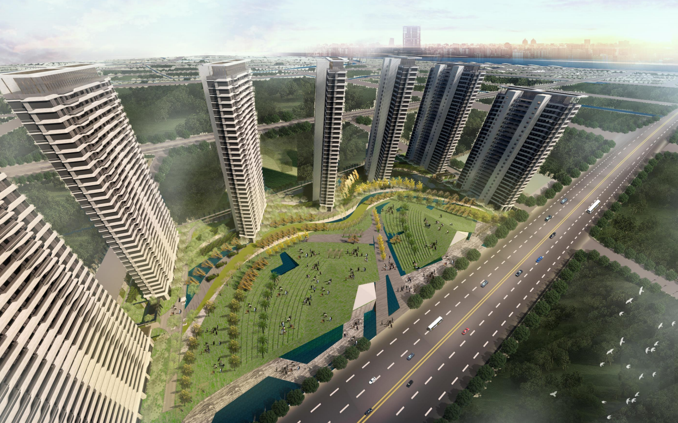 [江苏]现代风U字型住宅建筑方案设计-2020年