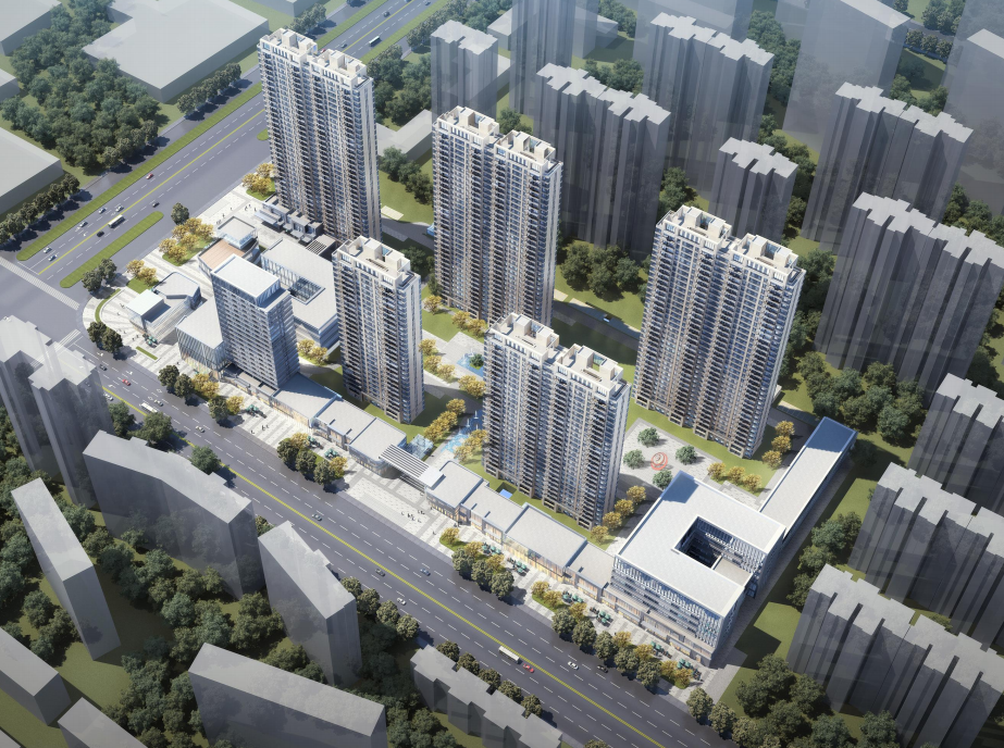 [湖北]环形邻里中心-社区配套住宅概念方案