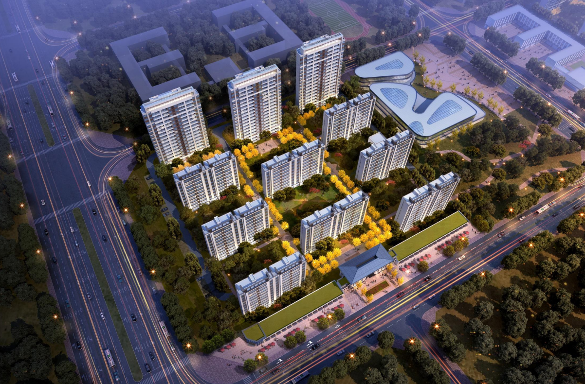 [安徽] 现代风高层+洋房商业建筑概念方案