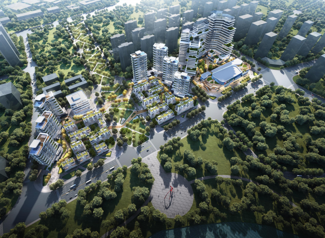 [湖南]现代摩登风格高层住宅区概念方案2021