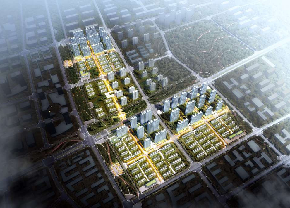 [湖北]高层+洋房+社区综合体居住区规划设计