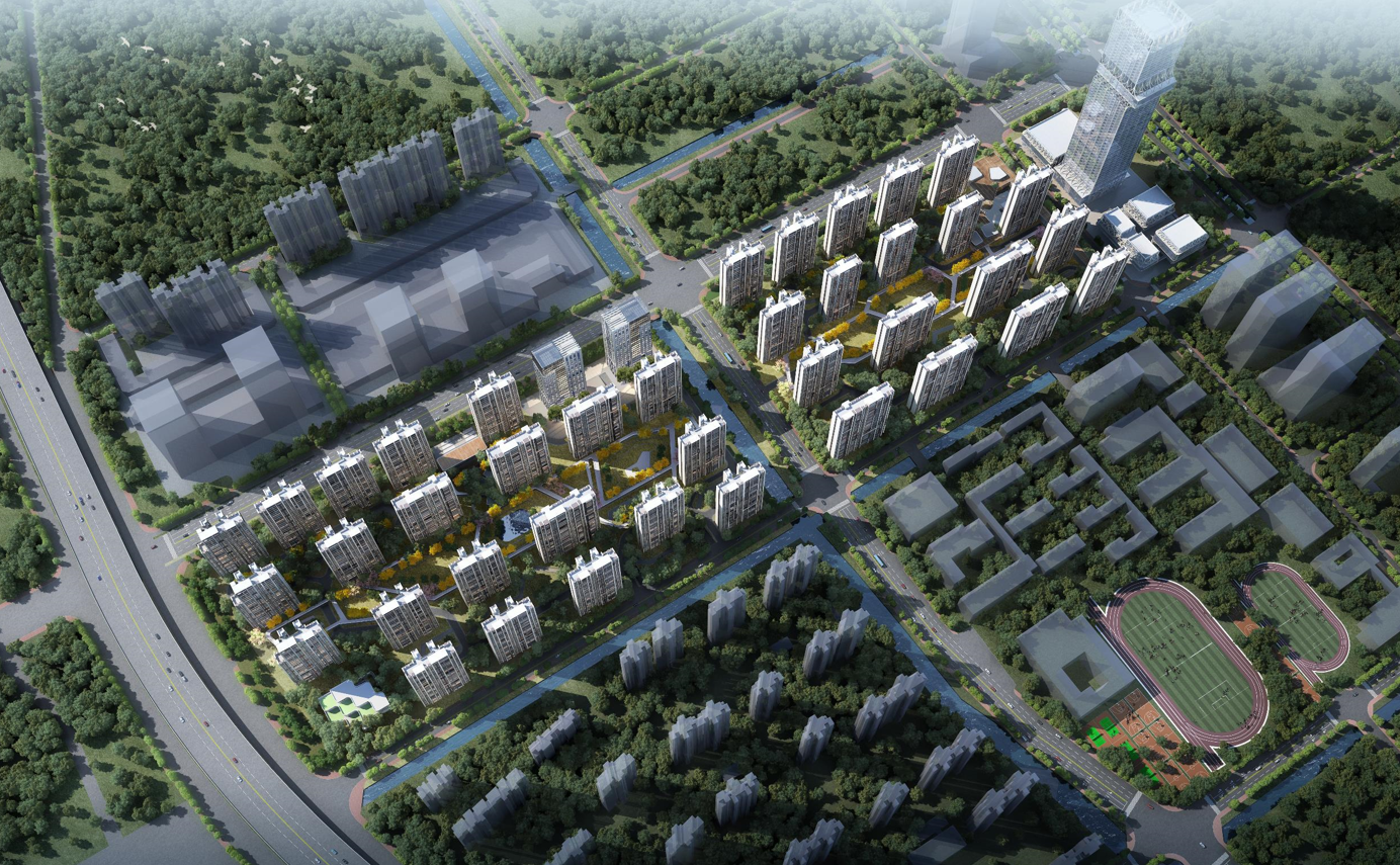 [江苏]住宅+公寓+商业居住区规划设计PPT