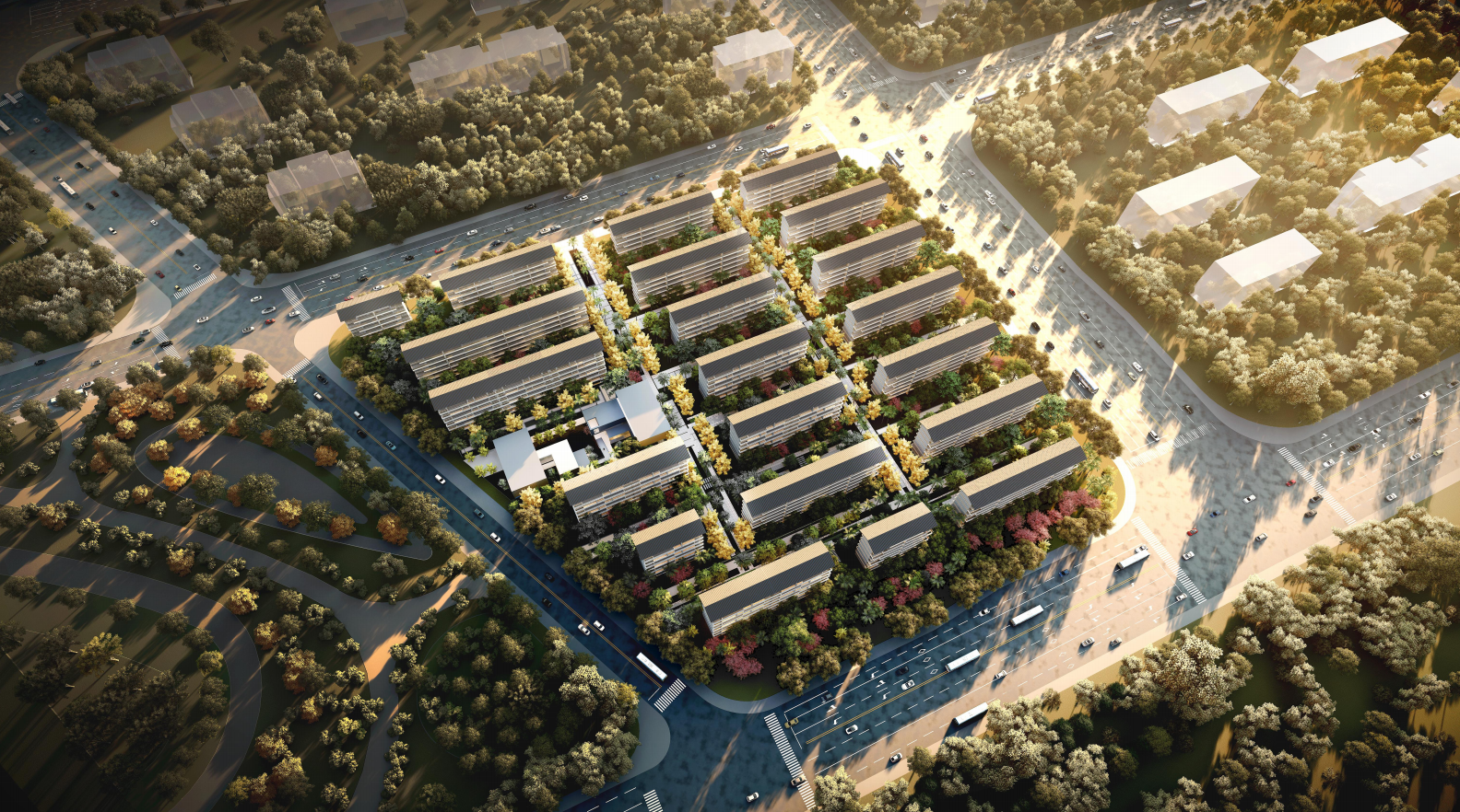 [河南]大平层洋房+叠墅居住区规划设计文本