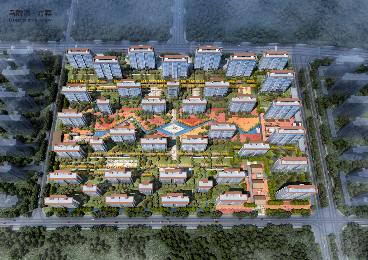 [西安]高层+小高层+商业居住区规划设计文本