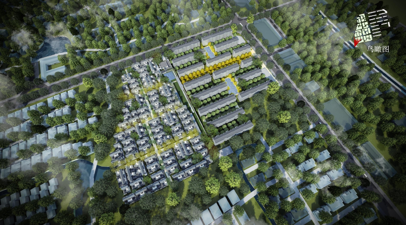 [上海]洋房+合院+叠墅居住区规划设计文本