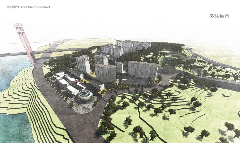 [重庆]江景山地小高层+洋房+叠拼规划设计