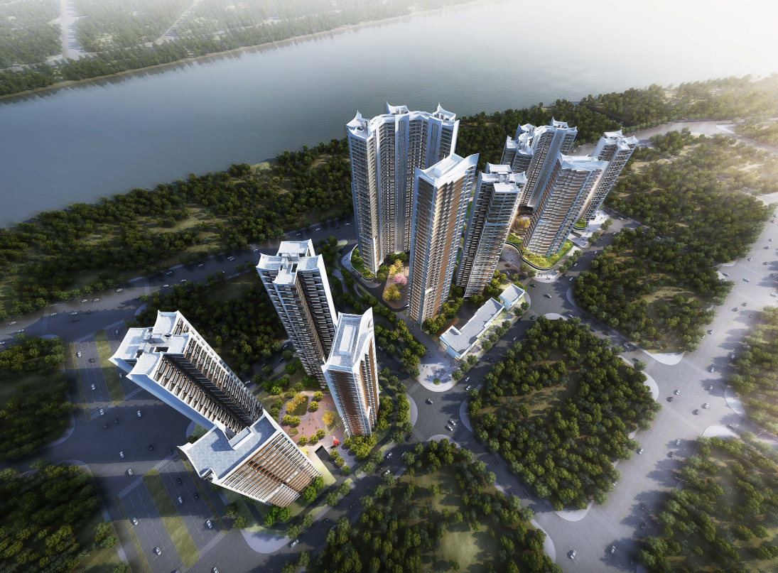 [广东]现代风江景超高层豪宅建筑方案2021年