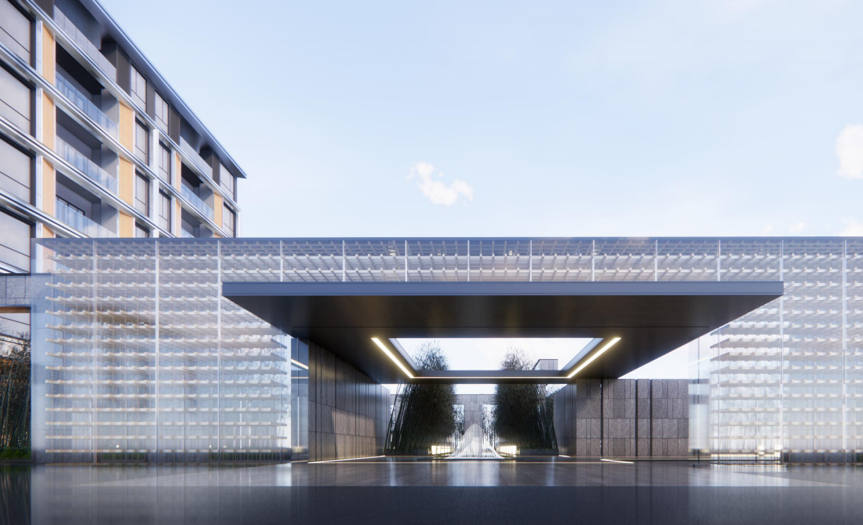 重庆两江新区洋房+售楼处立面方案设计2021