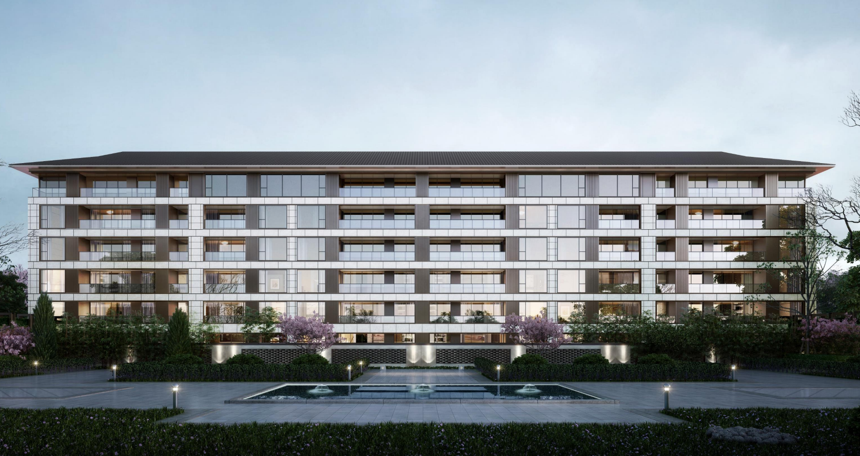 吉林中式洋房+高层立面投标设计方案 2021