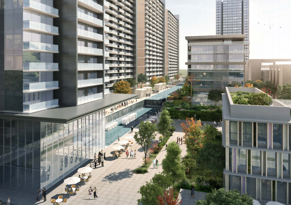 [浙江]优雅轻奢高层-花园别墅建筑设计2020