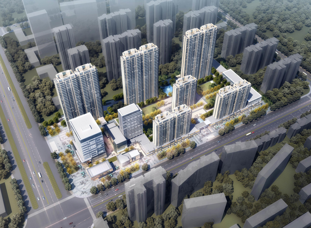 【湖北】现代典雅-社区配套住宅建筑方案 2020