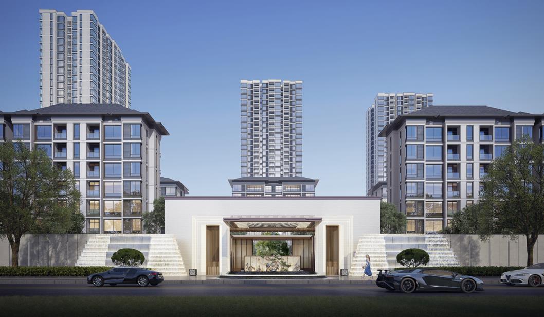 [重庆]新中式山地高层+洋房+展示区规划设计