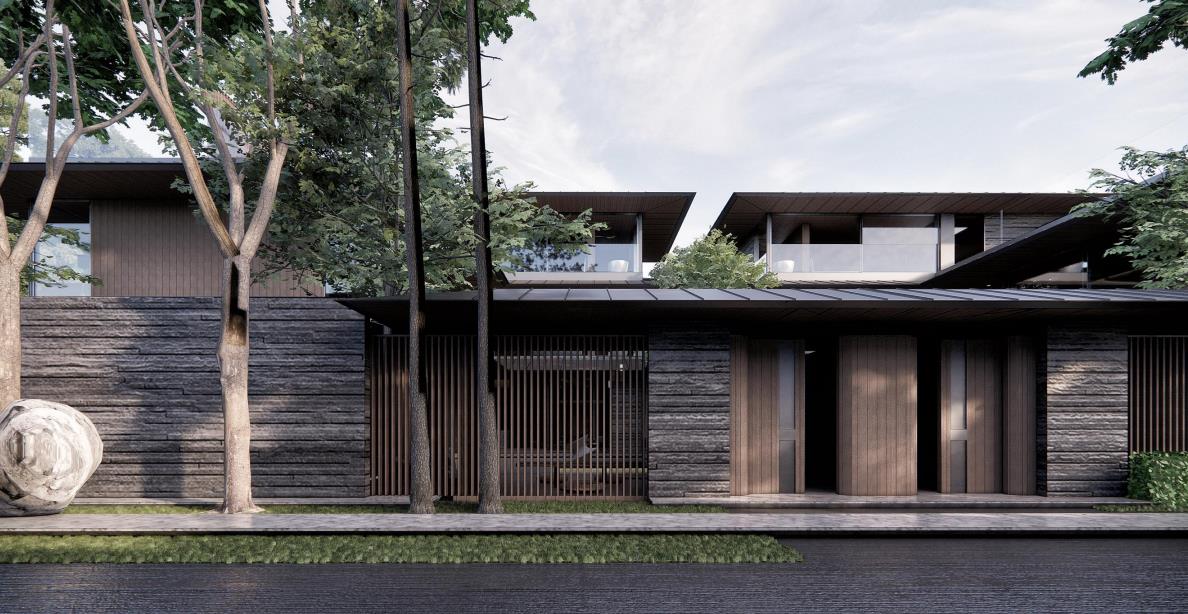 [上海]新中式洋房+叠墅+合院居住区规划设计