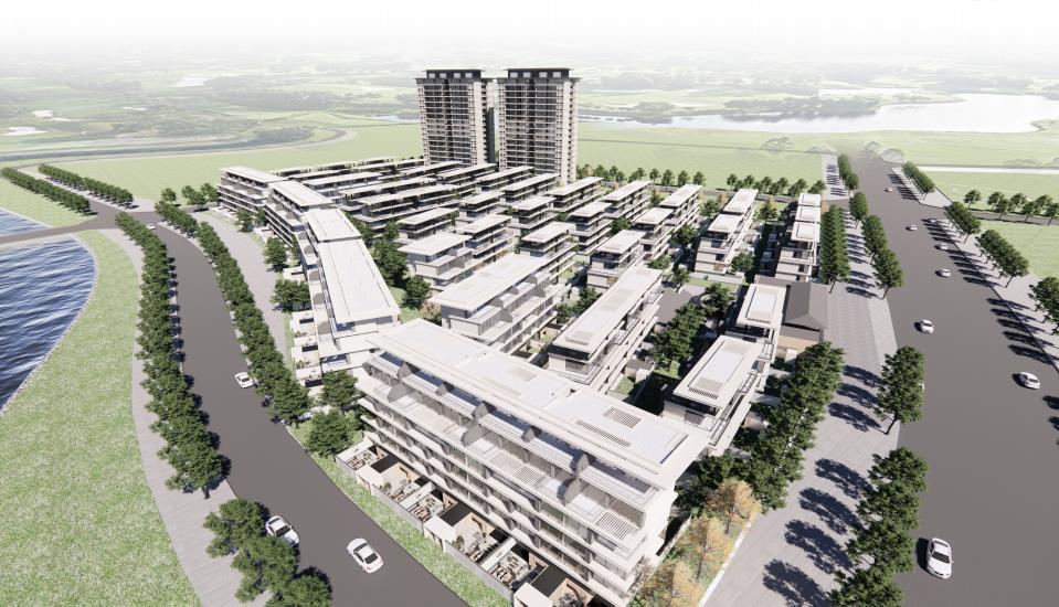 [四川]新中式叠拼豪宅居住区规划设计文本