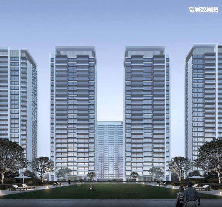 [浙江]现代中式高层+小高层居住区规划设计