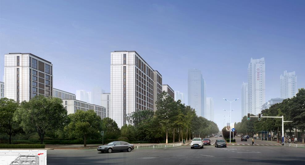 [河北]洋房+小高层+幼儿园+小学居住区规划