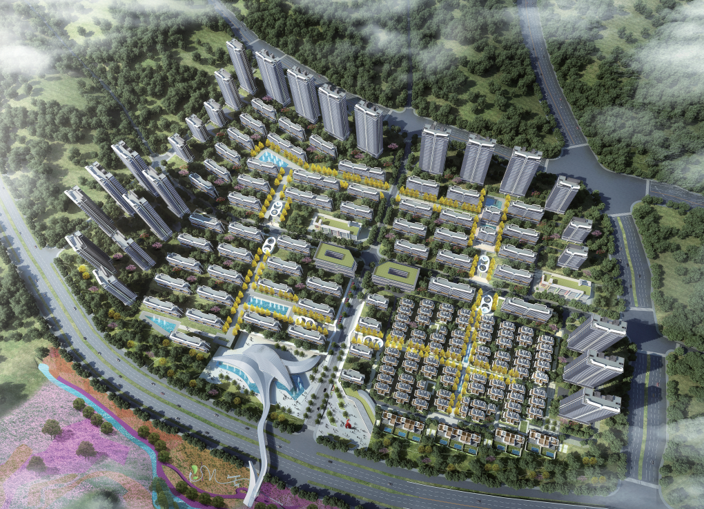 云南 现代低碳智慧-康体休闲住宅综合体方案