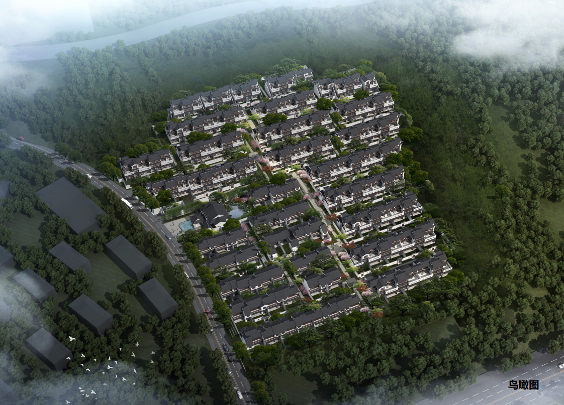 ​[四川]现代中式合院+叠墅住宅建筑中标方案